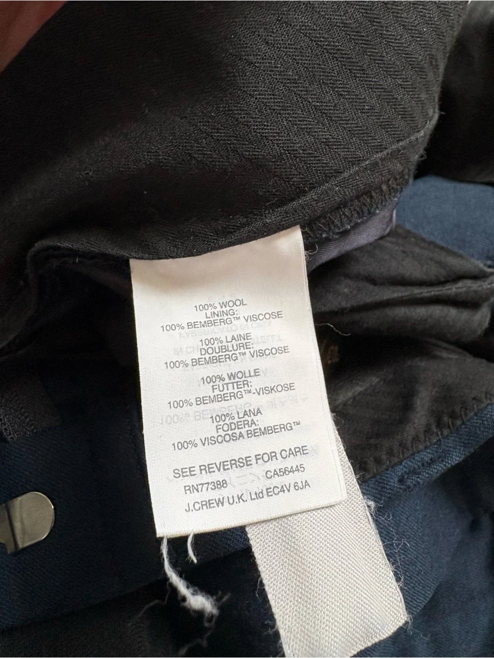 J. Crew Men's Dark Navy Dress Pants